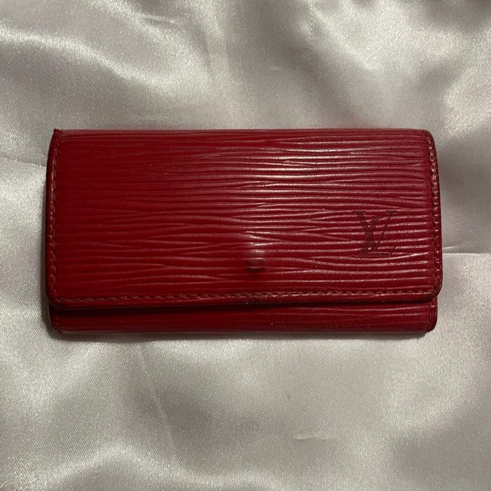 Louis Vuitton Red Epi Key Holder